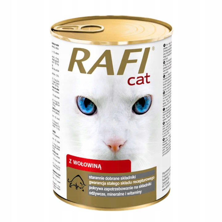 RAFI CAT DOLINA NOTECI mokra karma puszki DLA KOTA MIX SMAKÓW