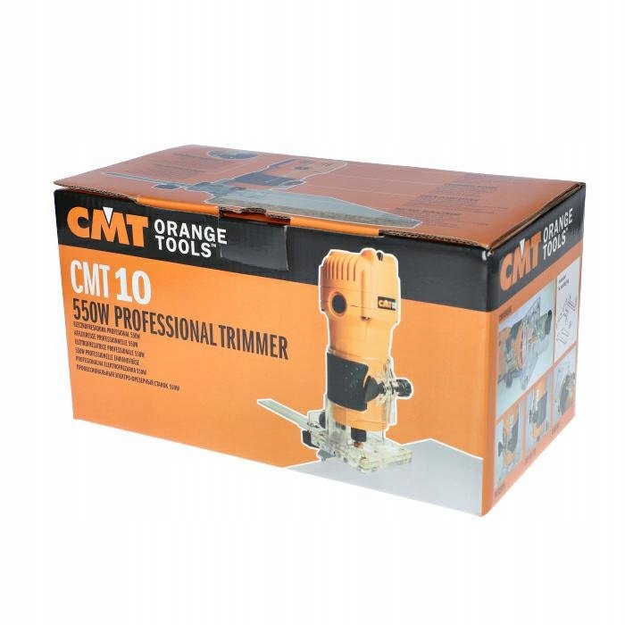 CMT FREZARKA RĘCZNA KRAWĘDZIOWA 550W CMT10 TRYMER KRAWĘDZI 6,35 6-8mm