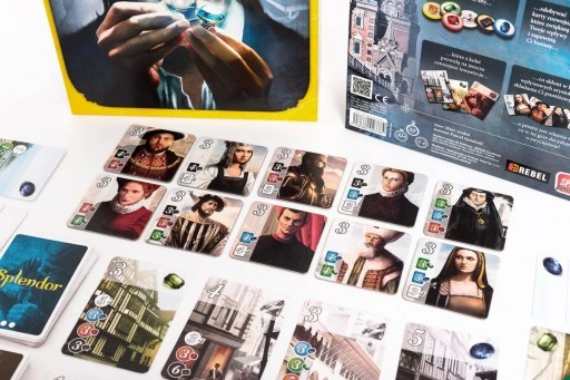 GRA PLANSZOWA EDUKACYJNA RODZINNA Splendor GRA dla dzieci 10+ 2-4 OSÓB