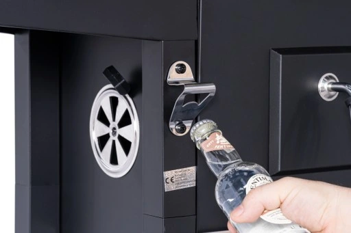 GRILL GRIL OGRODOWY WĘGLOWY POKRYWA POPIELNIK TERMOMETR