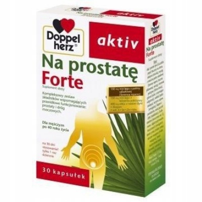 DOPPELHERZ AKTIV FORTE Na prostatę, 30 kapsułek