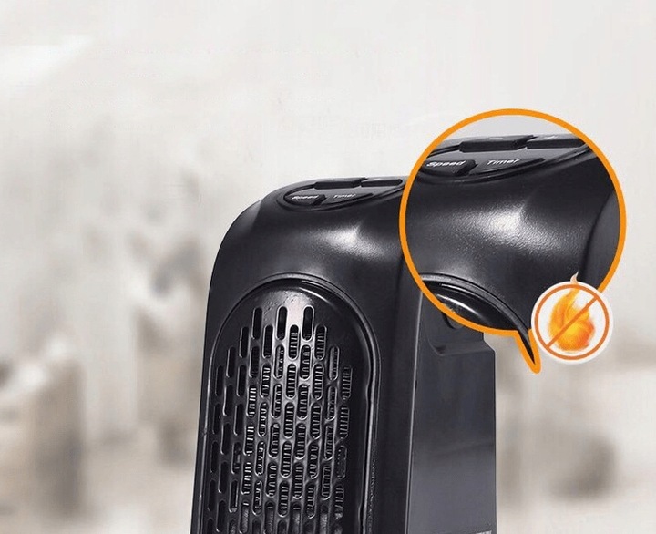 GRZEJNIK ELEKTRYCZNY MINI FARELKA TERMOWENTYLATOR DO GNIAZDKA