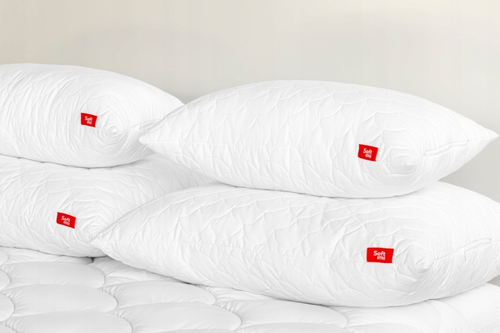 2 x PODUSZKA 50X70 ANTYALERGICZNA GRUBA ZAMEK