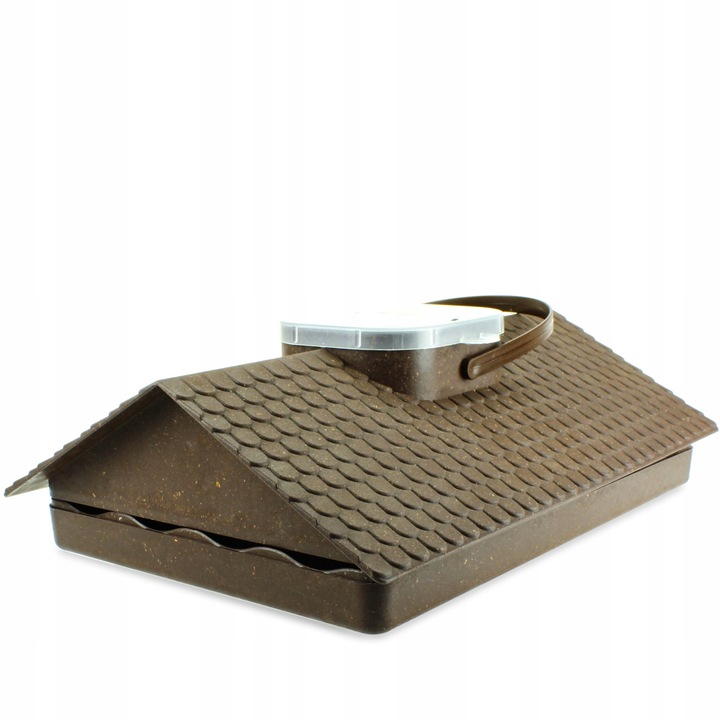 KARMNIK DLA PTAKÓW DUŻY MOCNY DOMEK BUDKA NA KARMĘ POKARM ZIARNO