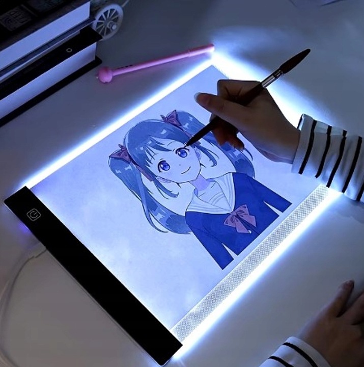 TABLET GRAFICZNY XL LED - PREZENT NA ŚWIĘTA - DESKA KREŚLARSKA PODŚWIETLANA