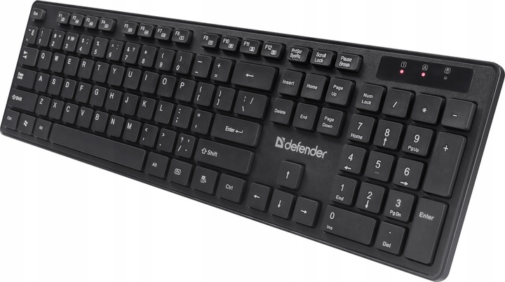 Klawiatura Bezprzewodowa i Mysz Zestaw Defender LIMA C-993 do Komputera