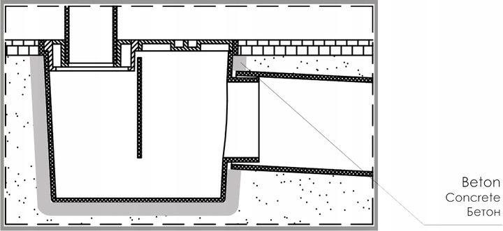 Osadnik rynnowy boczny 110 GRAFIT wpust deszcz ...rv251