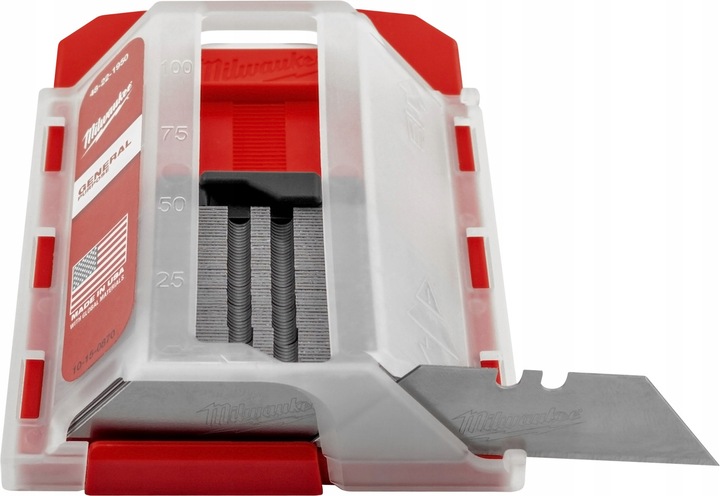 Ostrza do nożyków 61 mm wymienne 50 szt wkłady zapasowe ostre