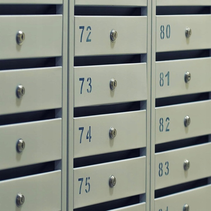 ZAMEK KRZYWKOWY DO SKRZYNKI NA LISTY POCZTOWEJ KASETOWY 16mm 5 PŁYTEK