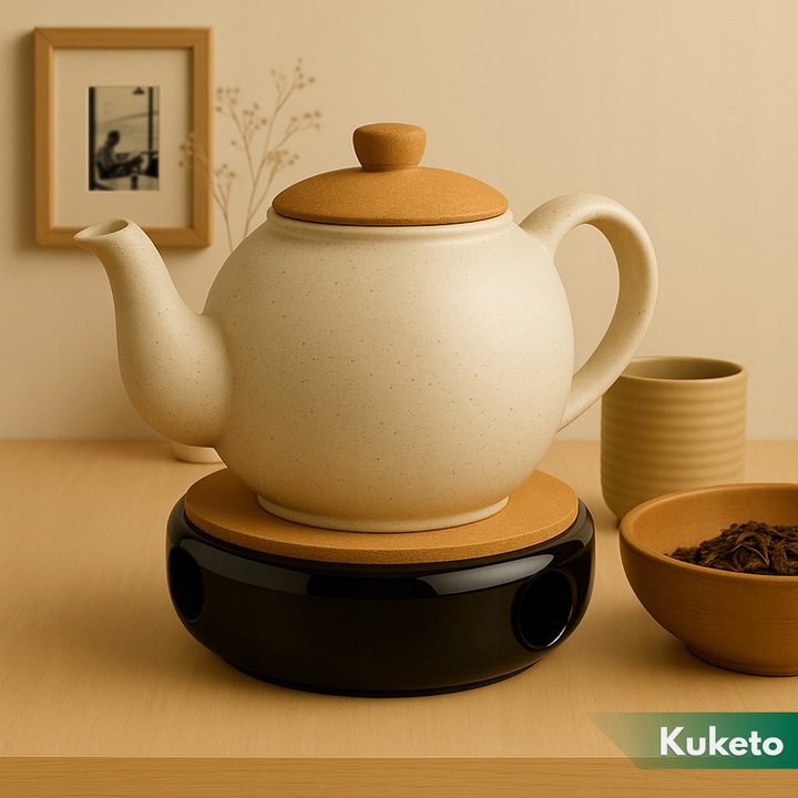 PODGRZEWACZ CERAMICZNY POD DZBANEK ZAPARZACZ CZAJNIK NA ŚWIECZKĘ