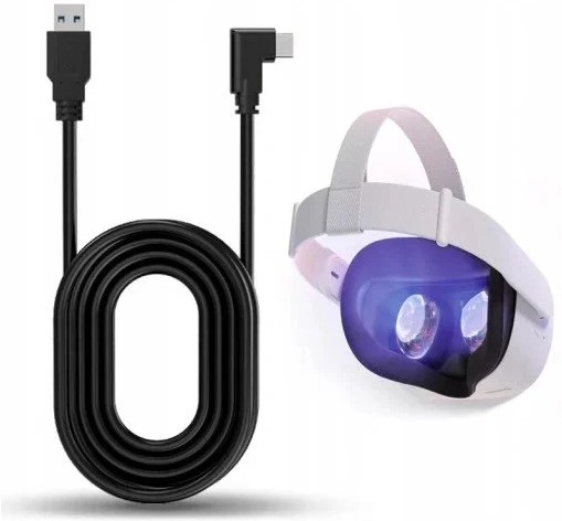KABEL 5m do OCULUS LINK SteamVR QUEST 1 QUEST 2 QUEST 3 + GRATIS *JAKOŚĆ*