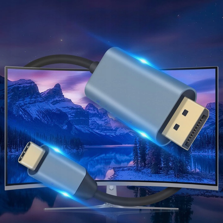 KABEL PRZEWÓD ADAPTER PRZEJŚCIÓWKA USB-C 3.1 TYP C DO HDMI 4K MHL 200cm 2M