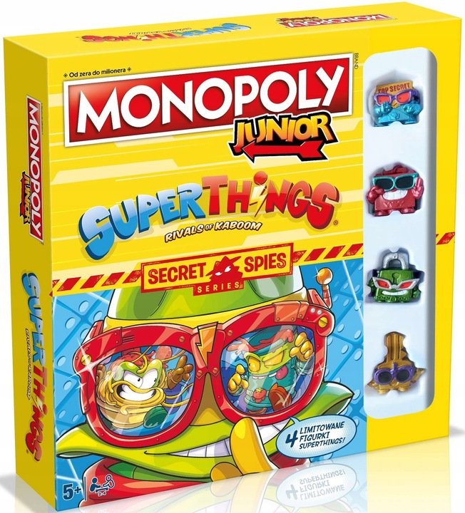 SUPER ZINGS MONOPOLY GRA PLANSZOWA JUNIOR THINGS MONOPOL DZIECI