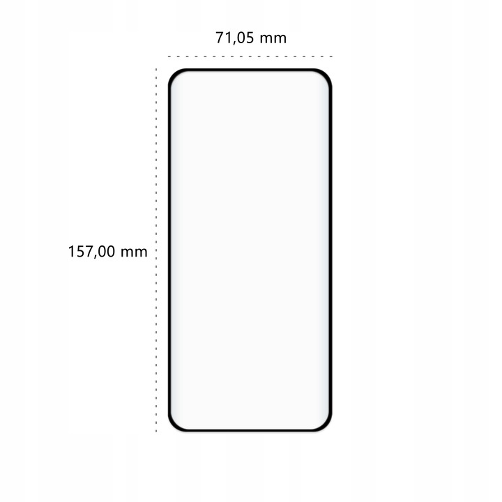 Szkło hartowane 5D BananGuard pełne do Motorola Edge 50 Pro
