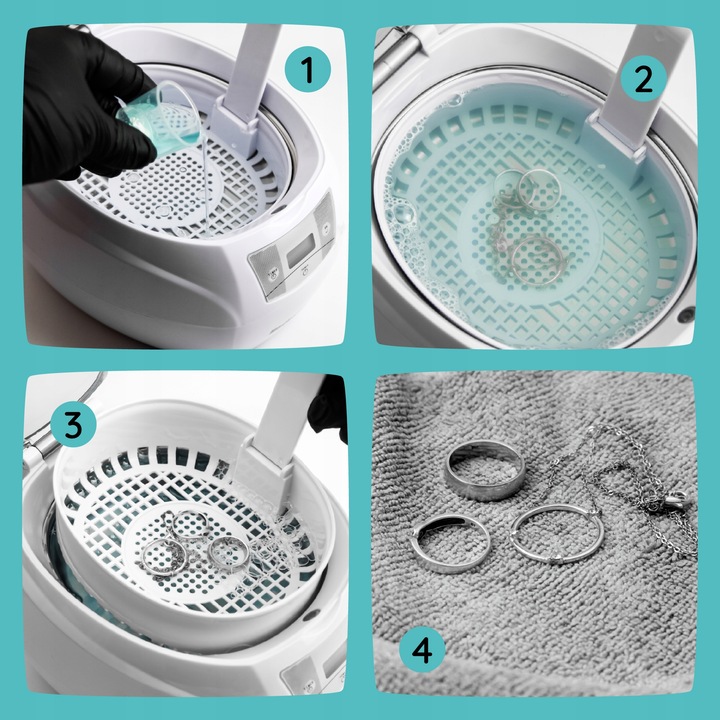 PŁYN KONCENTRAT DO MYJEK ULTRADŹWIĘKOWYCH 1000ml + MIKROFIBRA 20x20 cm