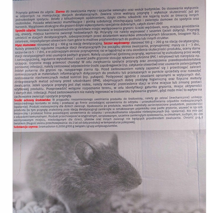 TRUTKA Ziarno na myszy i szczury BROS 3 kg SILNE