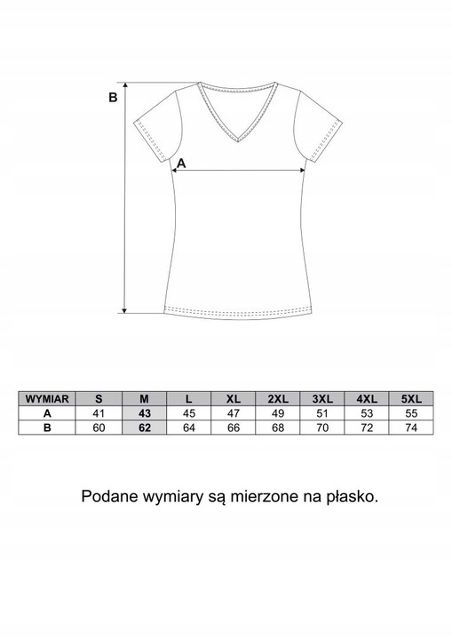T-SHIRT DAMSKI BAWEŁNIANY KRÓTKI RĘKAW KOSZULKA DEKOLT V MORAJ R.L BASIC