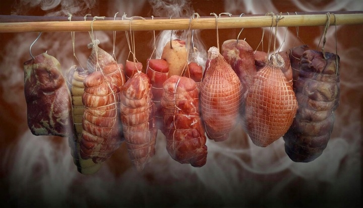 WĘDZARNIA DREWNIANA DOMOWA OGRODOWA WĘDZARNIK PALENISKO RURY GOTOWY ZESTAW