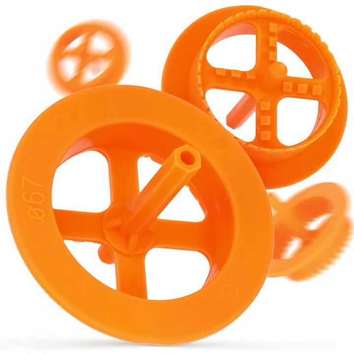 Zaślepki styropianowe 67 18 mm białe 100 szt frez do ociepleń ETICS