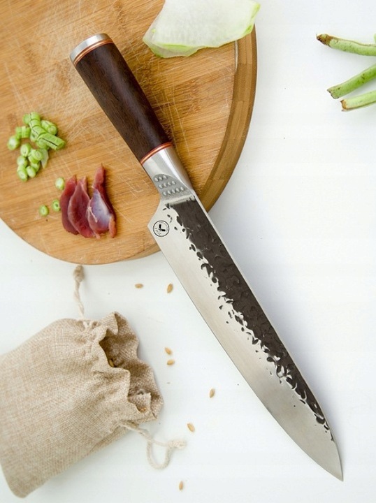 JAPOŃSKI NÓŻ Szefa Kuchni OSTRY NÓŻ KUCHENNY TASAI Do Mięsa i Warzyw