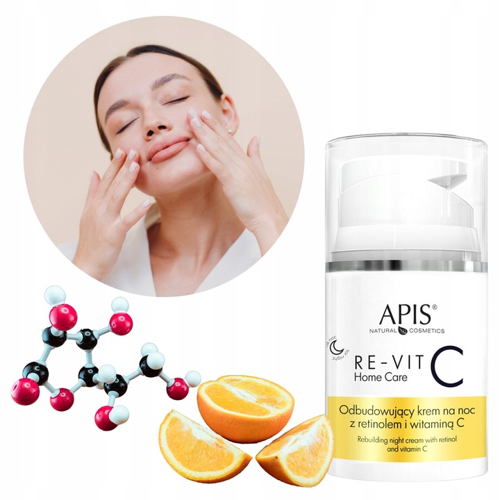 APIS Re-Vit C Odbudowujący krem na noc z retinolem i witaminą C 50ml