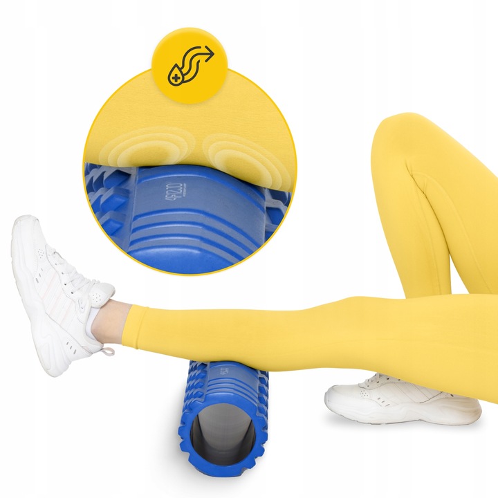 ROLLER WAŁEK DO MASAŻU CIAŁA MASAŻER Z WYPUSTKAMI DO ROLLOWANIA