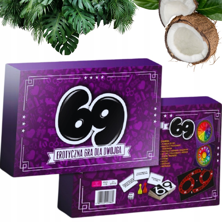 GRA EROTYCZNA WYZWANIE DLA DWOJGA RULETKA 69 ZESTAW 80 KART DAJ SIĘ SKUSIĆ