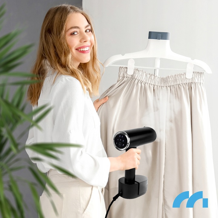 PAROWNICA DO UBRAŃ ŻELAZKO PAROWE STEAMER ZESTAW KLIPS ETUI 2000W