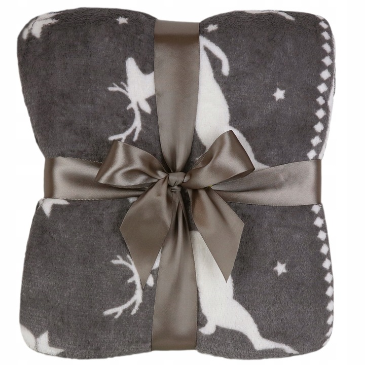 MIĘKKI KOC ŚWIĄTECZNY W KRATĘ NA ŁÓŻKO NARZUTA PLED MIKROFIBRA RÓŻNE WZORY