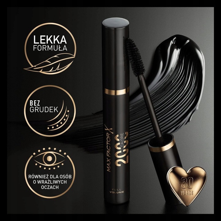 Max Factor 2000 Calorie - Tusz do Rzęs z Efektem 3x Objętości