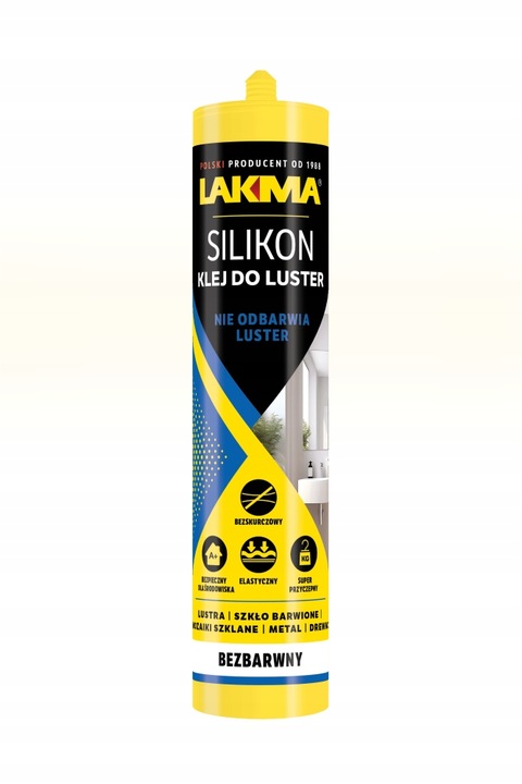Klej Do Luster Szkła Bezbarwny 300ml LAKMA