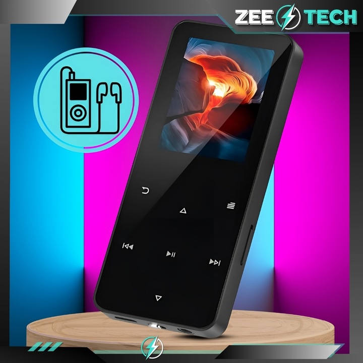 ODTWARZACZ MP3 MP4 16GB BLUETOOTH GŁOŚNIK RADIO CZYTNIK DYKTAFON