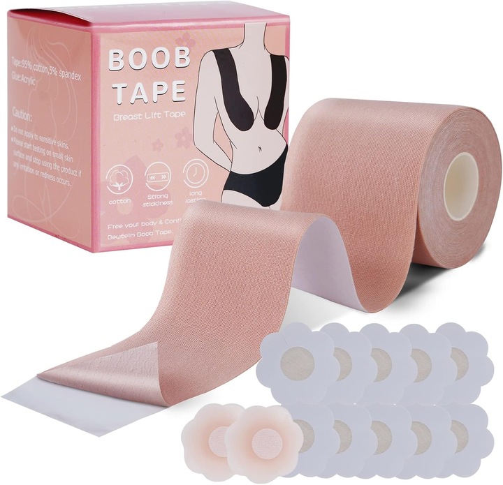 ORYGINALNA TAŚMA UNOSZĄCA BIUST MODELUJĄCA DEKOLT BOOB TAPE