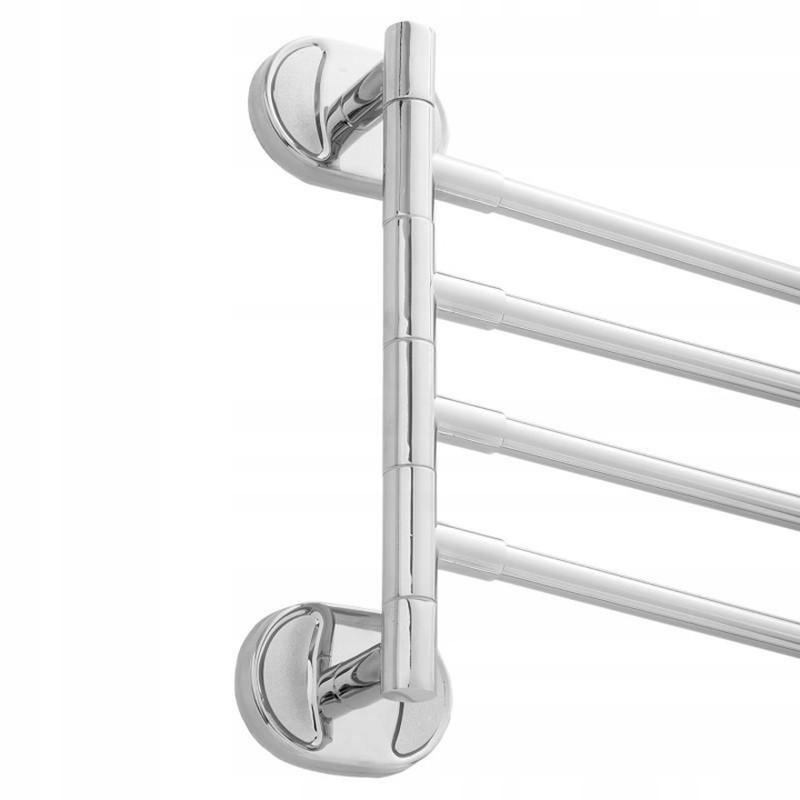 Wieszak ścienny łazienkowy na ręczniki chrom srebrny ruchome ramiona YOKA