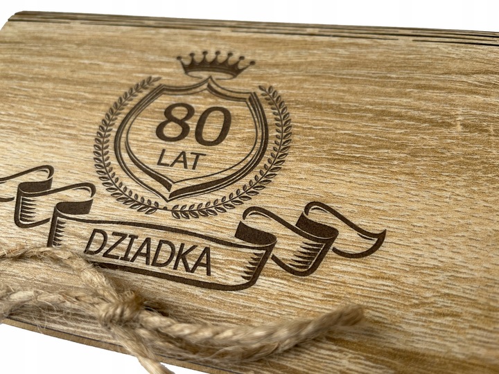 PUDEŁKO NA PIENIĄDZE PREZENT NA ROCZNICĘ URODZINY 18-40-100 LAT HD-KOLORY