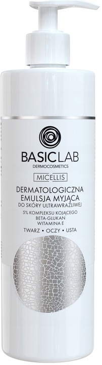 BasicLab dermatologiczna emulsja myjąca do skóry ultrawrażliwej 300 ml