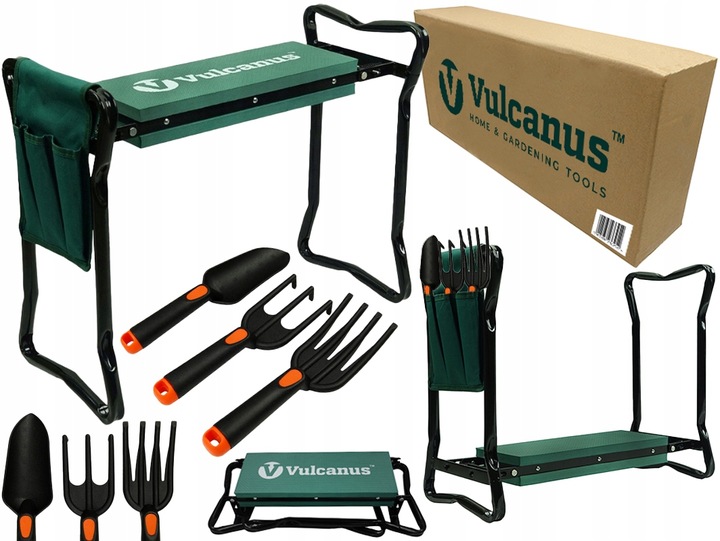 Stołek ogrodowy krzesło taboret klęcznik NARZĘDZIA NA PREZENT DLA