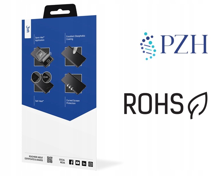 2x Folia ochrona na ekran iPhone 15 3mk ARC+