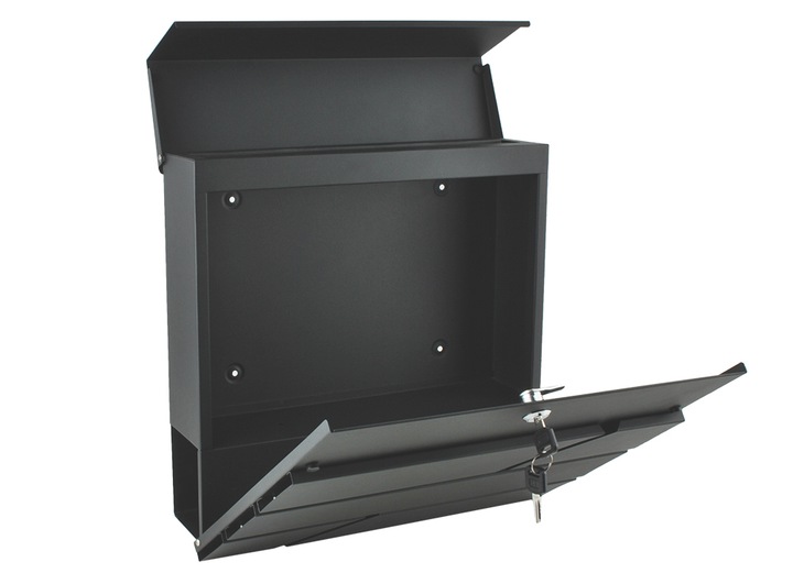 Skrzynka na Listy Pocztowa Gazety Pocztę Duża Listowa A4 Antracyt do Domu