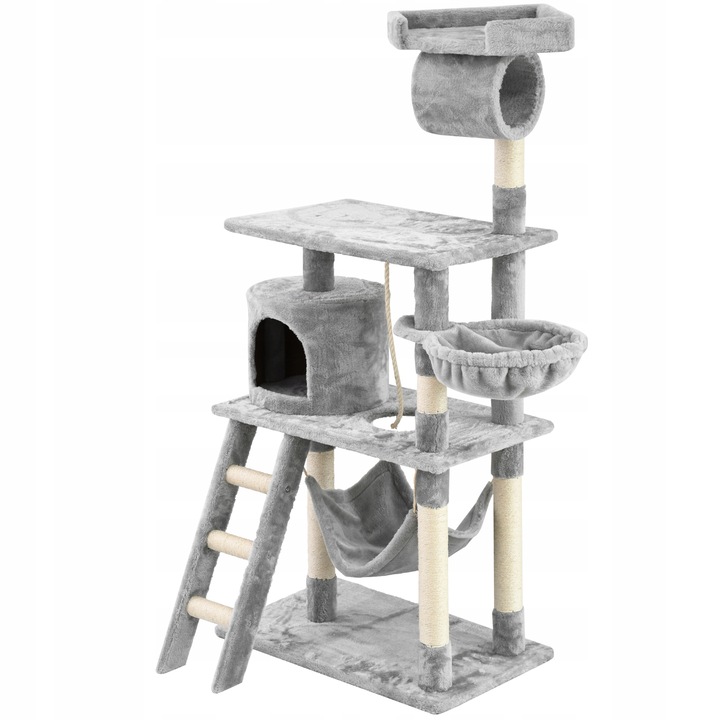 DRAPAK DLA KOTA Z HAMAKIEM LEGOWISKO DUŻY DRAPAK Z DOMKIEM 6 POZIOMÓW XXL