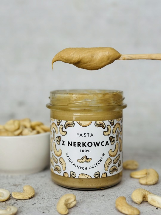 Pasta z nerkowca 300 g - Idealne smarowidło, 100% orzechów, Bez Dodatków