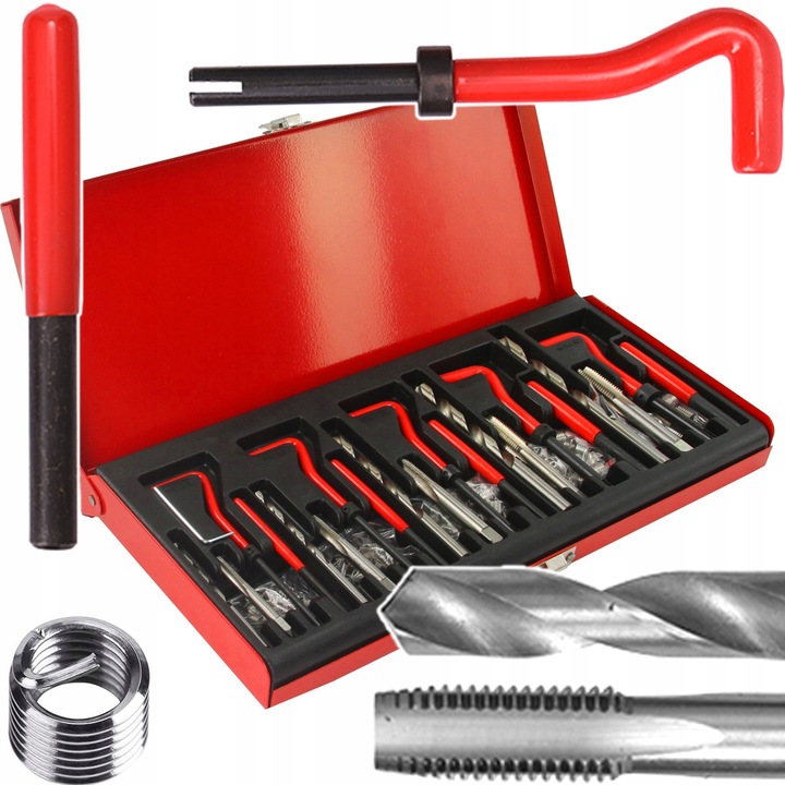 ZESTAW NAPRAWCZY GWINTÓW NAPRAWY GWINTU M5-M12 131