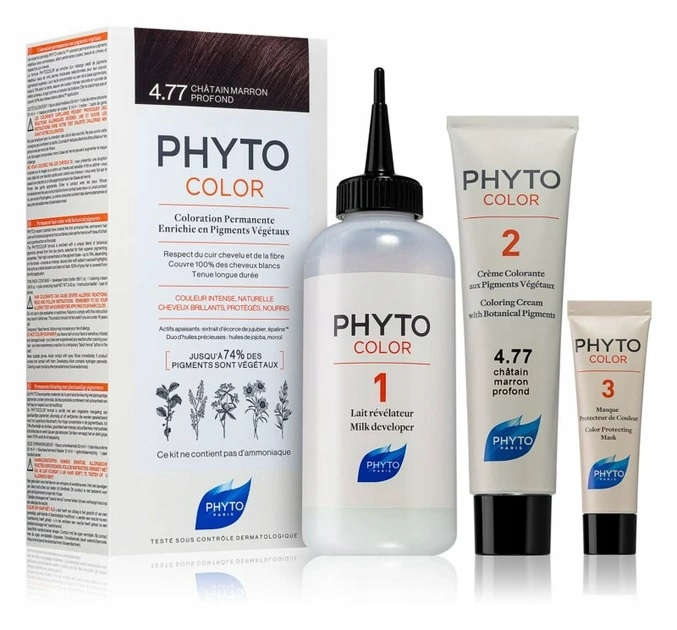 Phyto Color Farba Do Włosów 4.77 Intensywny Kasztanowy Brąz
