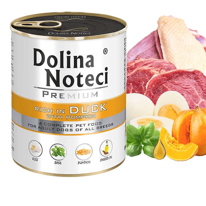 DOLINA NOTECI Premium Karma mokra dla psa MIX Smaków zestaw 10 x 800g