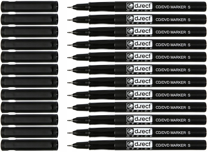 Foliopis D.RECT S czarny x25