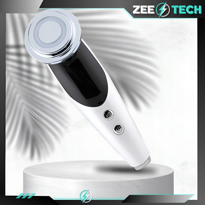 MEZOTERAPIA BEZIGŁOWA 7w1 MASAŻER DO TWARZY ELEKTRYCZNY EMS LIFTING