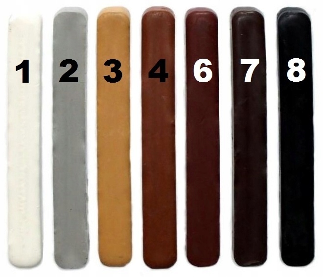 PAŁECZKA WOSKOWA do naprawy paneli naprawa rys mebli WOSK RETUSZERSKI