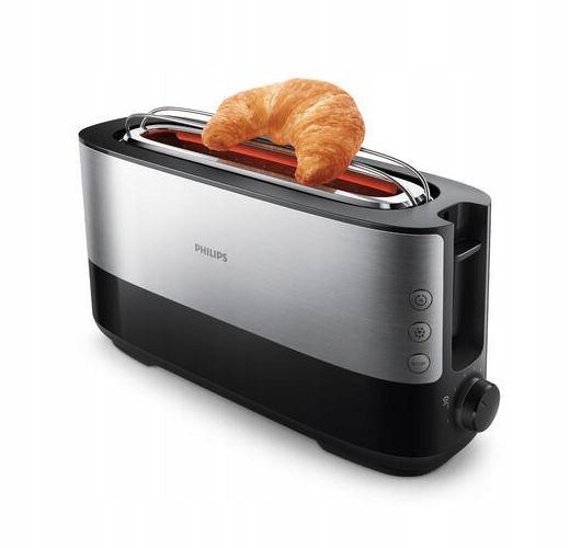 Toster 950W Philips Viva Collection Opiekacz srebrny HD2692/90