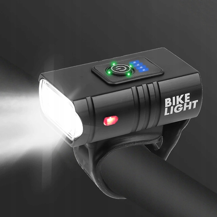 LAMPKA ROWEROWA LAMPKI ROWEROWE USB ZESTAW ZOOM