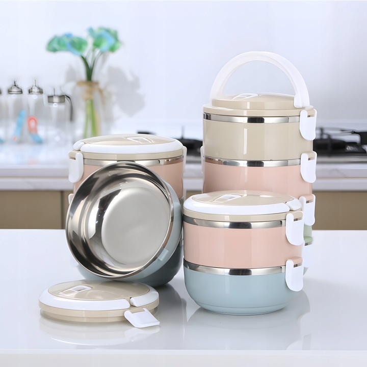 POJEMNIK TERMICZNY NA ŻYWNOŚĆ ZUPĘ OBIADOWY TERMOS STAL NIERDZEWNA 2,8L